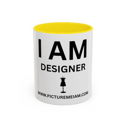 I AM Designer Inspirational Accent Coffee Mug - 11/15oz