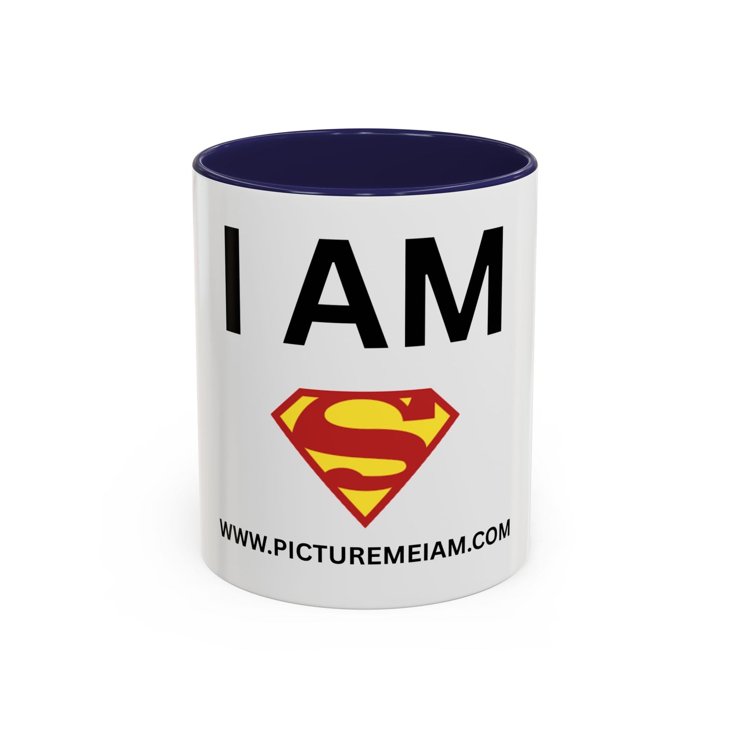 I AM Suprman Inspirational Accent Coffee Mug - 11/15oz