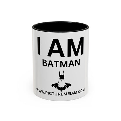 I AM Batman Inspirational Accent Coffee Mug - 11/15oz