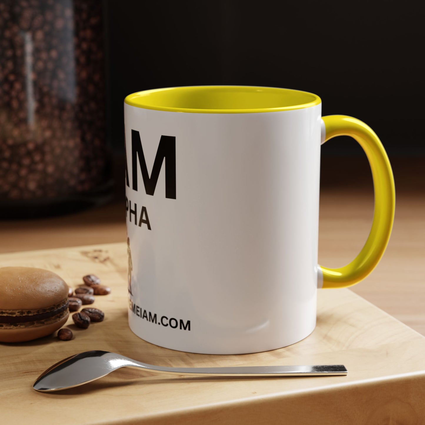 I AM Alpha Women Inspirational Accent Coffee Mug - 11/15oz