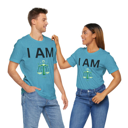 I AM Libra Unisex Short Sleeve Tee