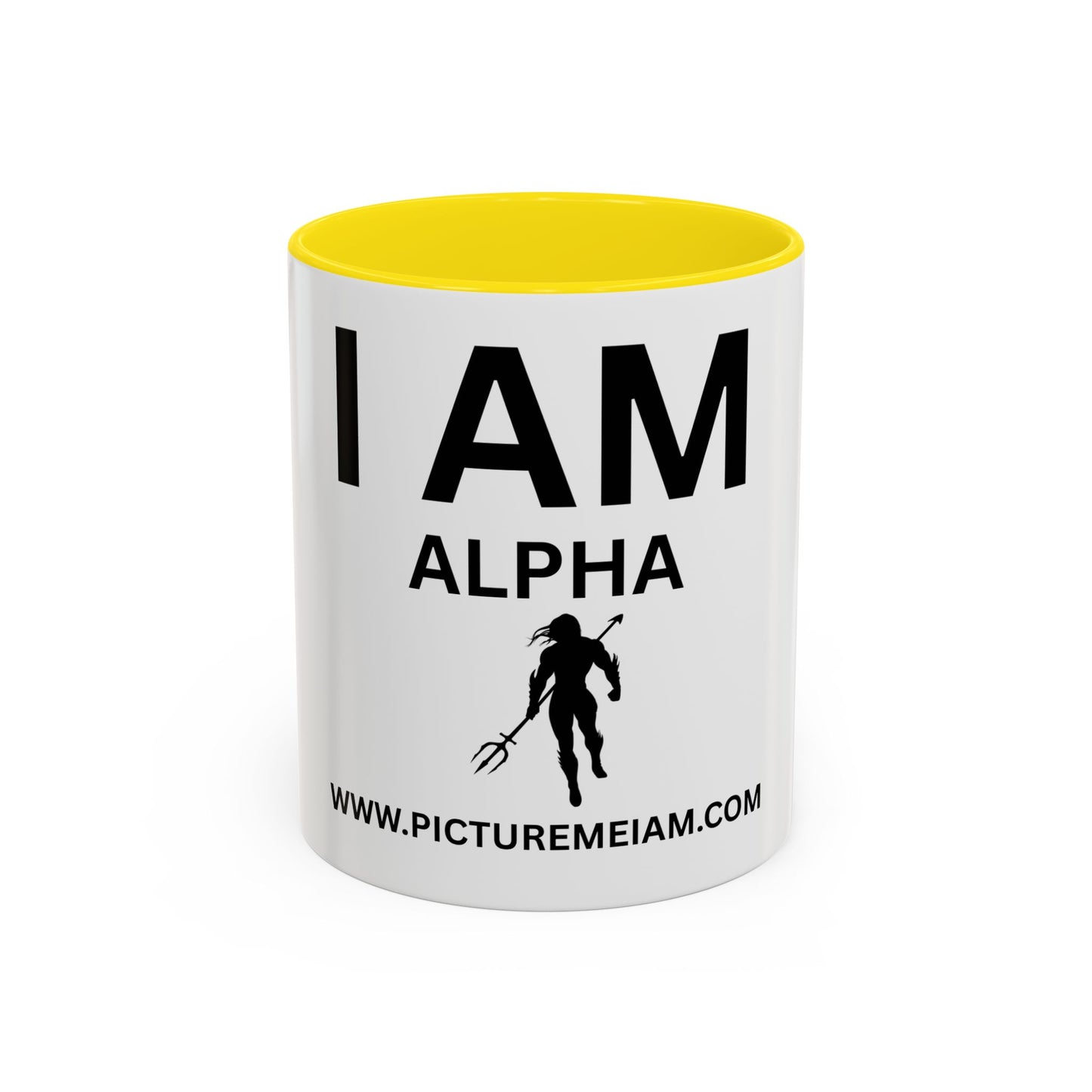 I AM Alpha Men Inspirational Accent Coffee Mug - 11/15oz