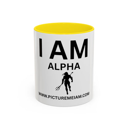 I AM Alpha Men Inspirational Accent Coffee Mug - 11/15oz