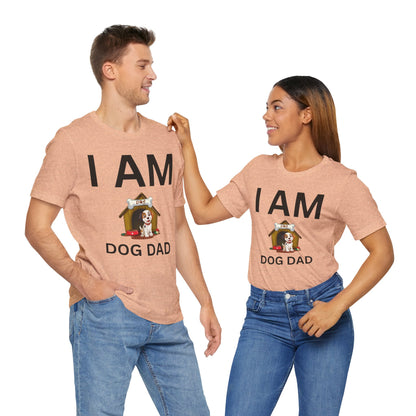 I AM Dog Dad Short Sleeve Tee