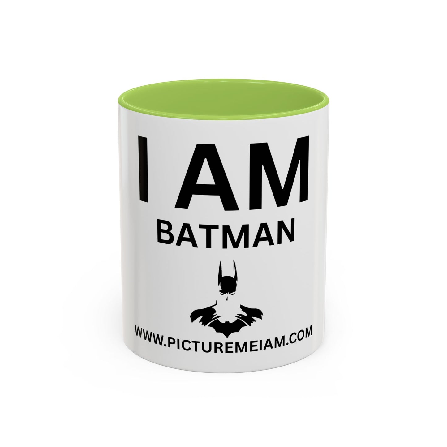 I AM Batman Inspirational Accent Coffee Mug - 11/15oz