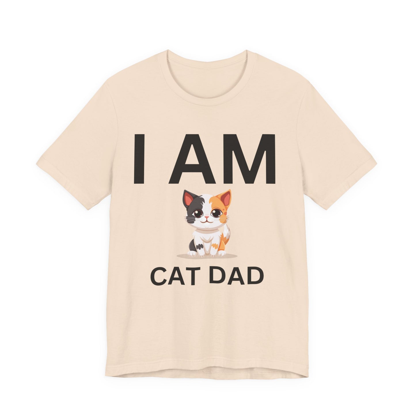 I AM Cat Dad Short Sleeve Tee