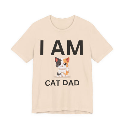 I AM Cat Dad Short Sleeve Tee