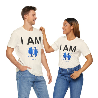 I AM Pisces Unisex Short Sleeve Tee