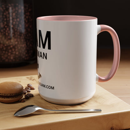 I AM Batman Inspirational Accent Coffee Mug - 11/15oz