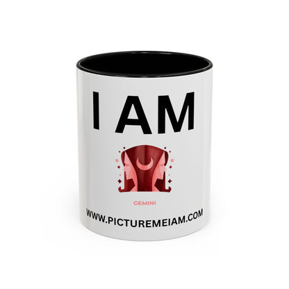 I AM Gemini Inspirational Accent Coffee Mug - 11/15oz
