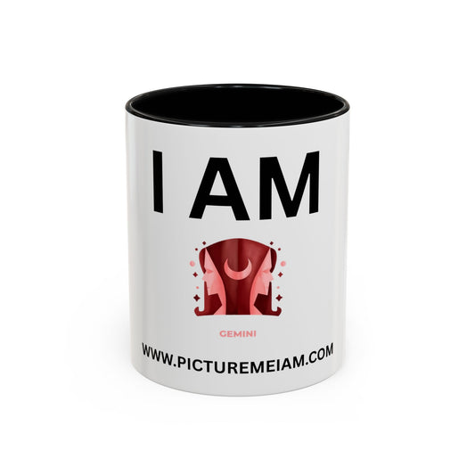 I AM Gemini Inspirational Accent Coffee Mug - 11/15oz