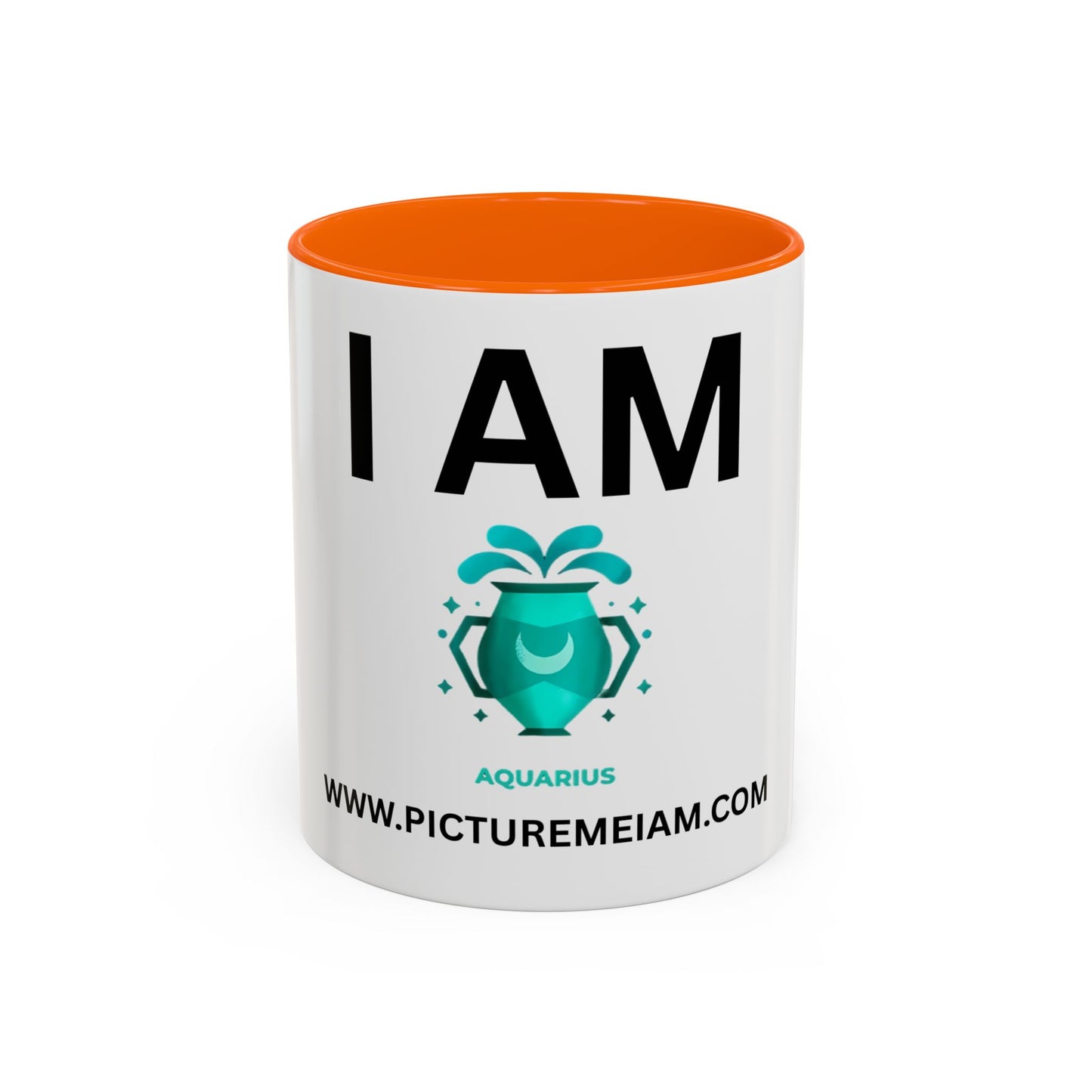 I AM Aquarius Inspirational Accent Coffee Mug - 11/15oz