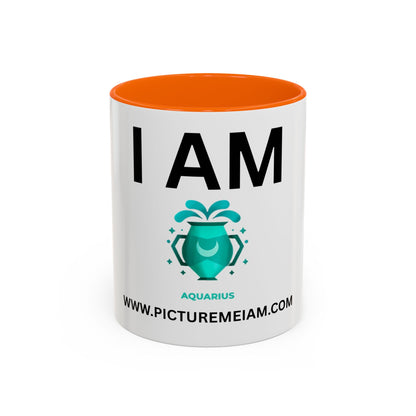 I AM Aquarius Inspirational Accent Coffee Mug - 11/15oz