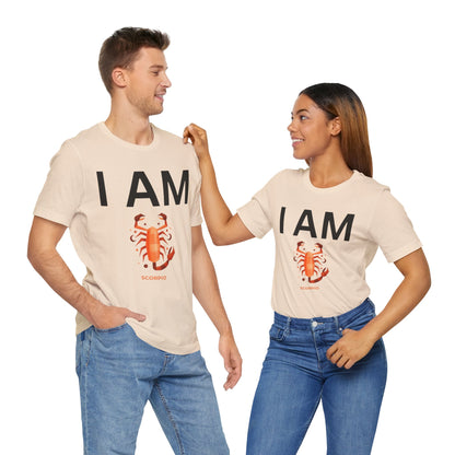 I AM Scorpio Unisex Short Sleeve Tee