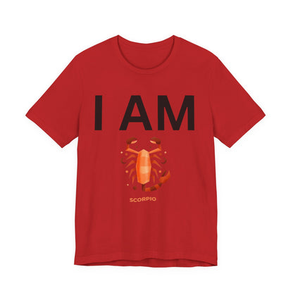 I AM Scorpio Unisex Short Sleeve Tee