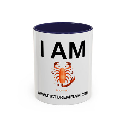 I AM Scorpio Inspirational Accent Coffee Mug - 11/15oz