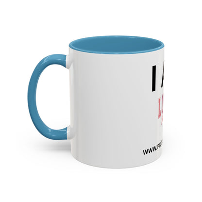 I AM Loved Inspirational Accent Coffee Mug - 11/15oz