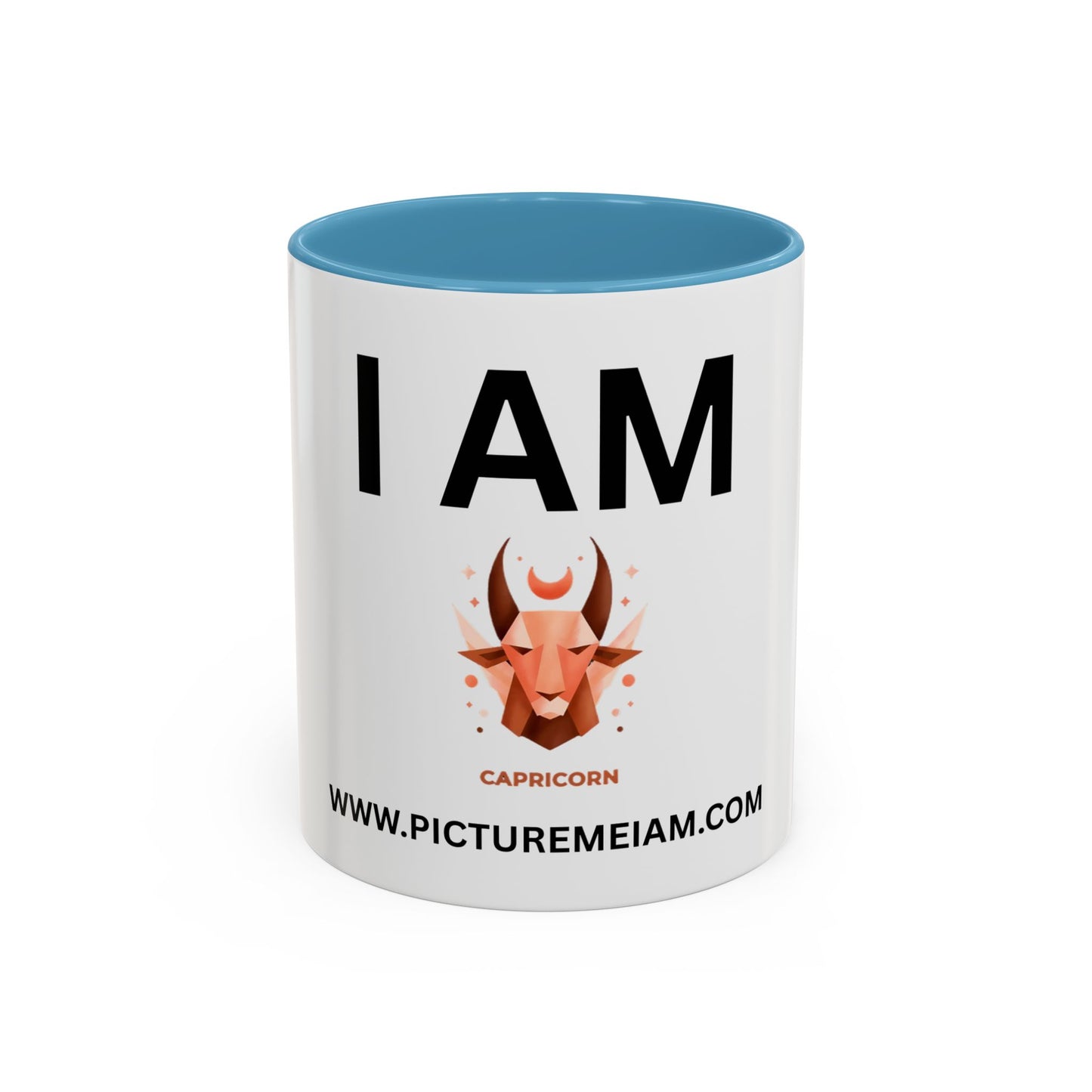 I AM Capricorn Inspirational Accent Coffee Mug - 11/15oz