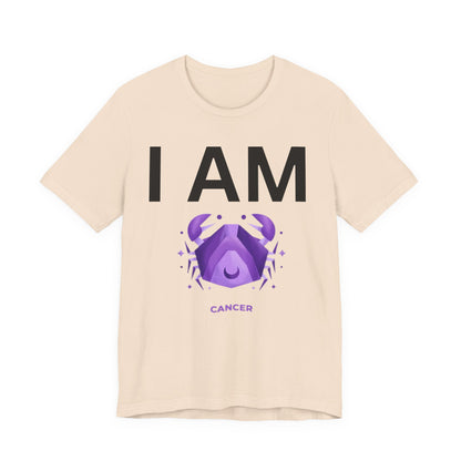 I AM Cancer Unisex Short Sleeve Tee