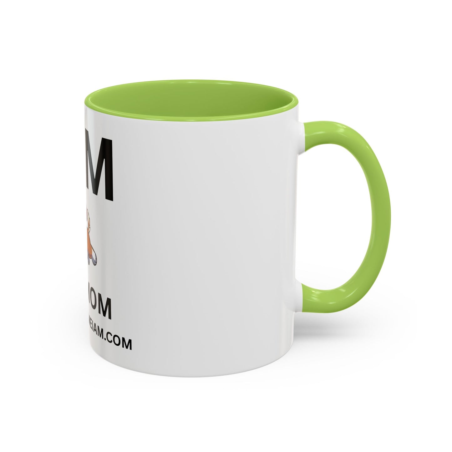 I AM Dog Mom Inspirational Accent Coffee Mug - 11/15oz