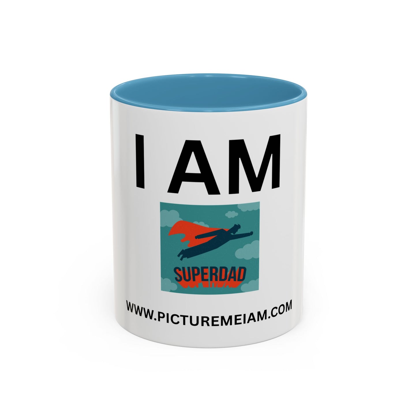 I AM Duper Dad Inspirational Accent Coffee Mug - 11/15oz