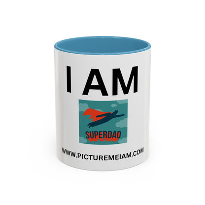 I AM Duper Dad Inspirational Accent Coffee Mug - 11/15oz