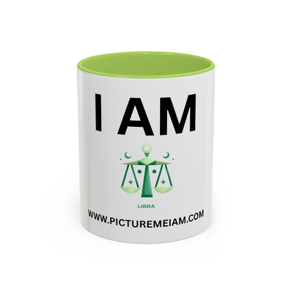I AM Libra Inspirational Accent Coffee Mug - 11/15oz