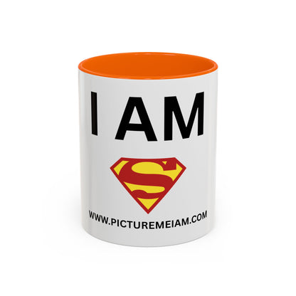 I AM Suprman Inspirational Accent Coffee Mug - 11/15oz