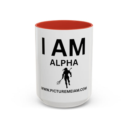 I AM Alpha Men Inspirational Accent Coffee Mug - 11/15oz
