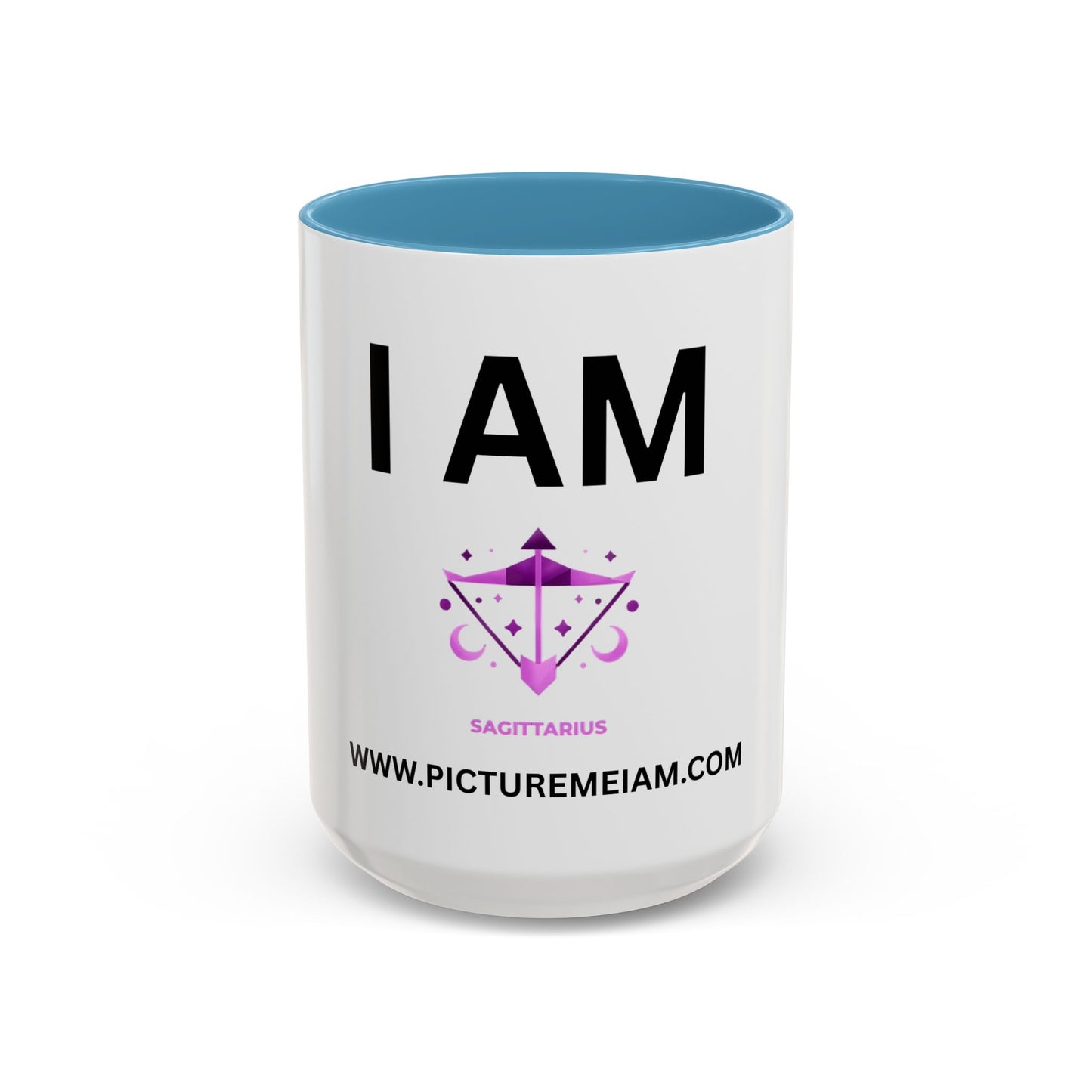 I AM Sagittarius Inspirational Accent Coffee Mug - 11/15oz