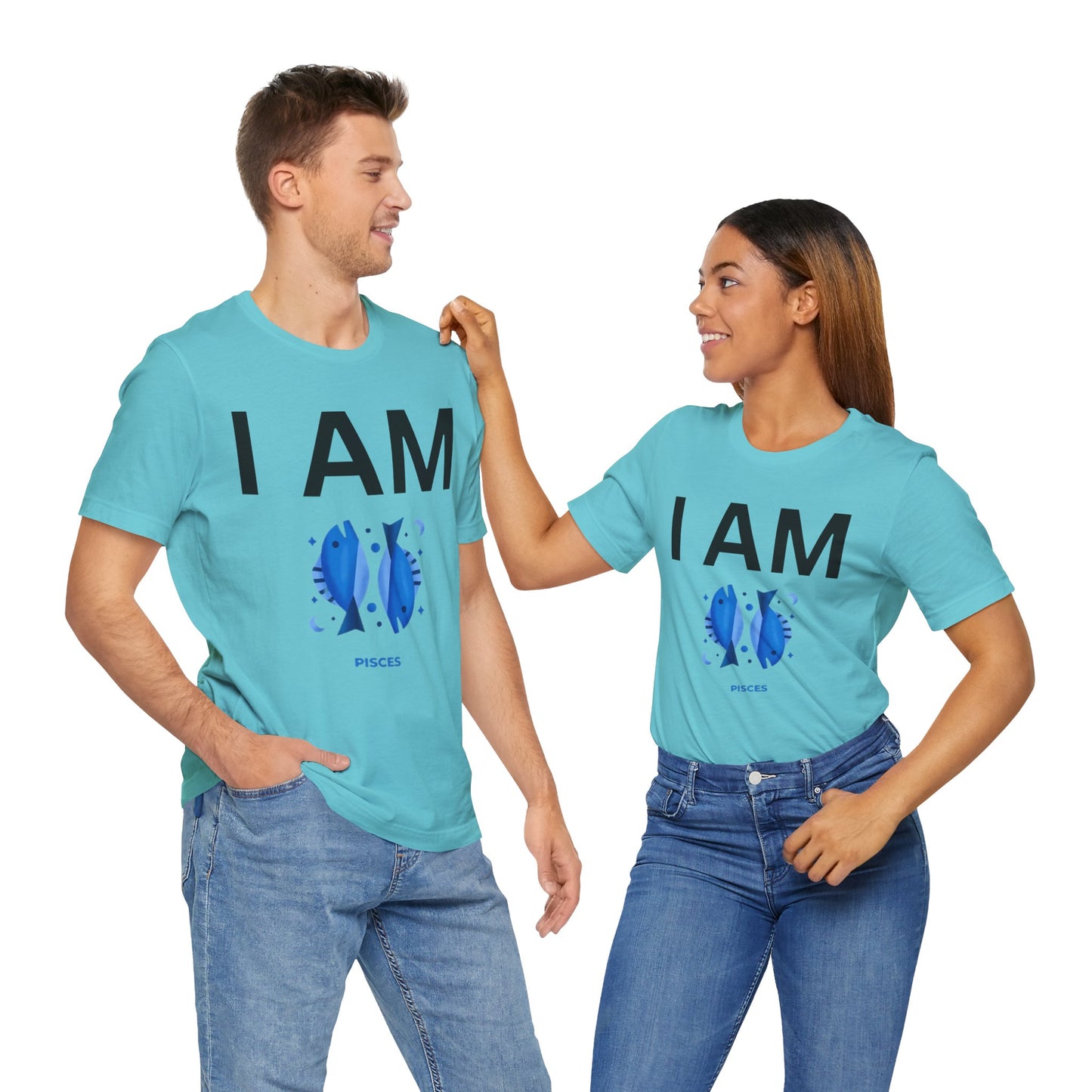 I AM Pisces Unisex Short Sleeve Tee