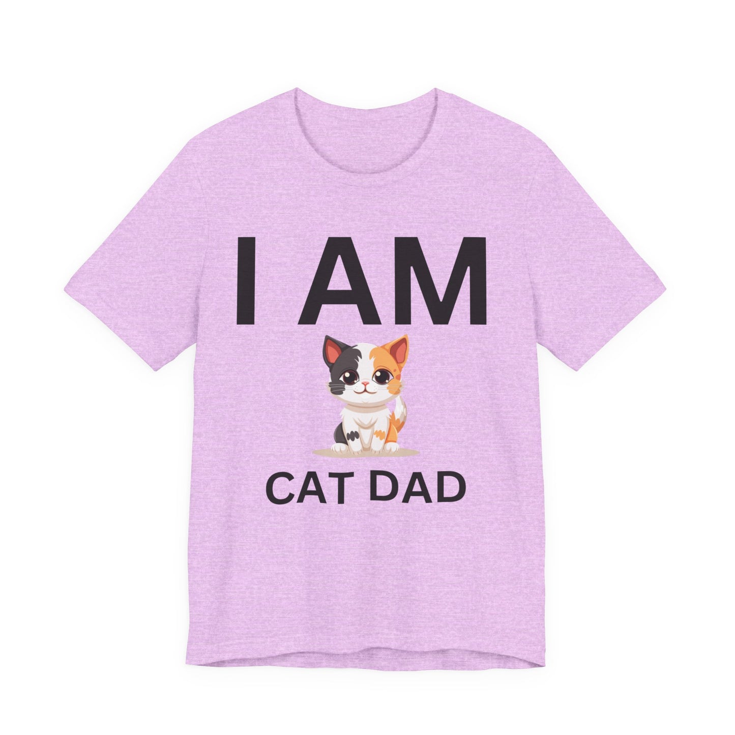 I AM Cat Dad Short Sleeve Tee