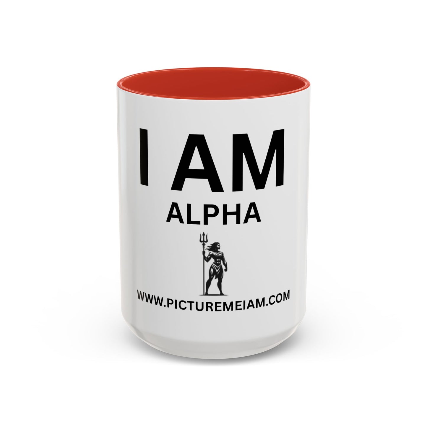 I AM Alpha Women Inspirational Accent Coffee Mug - 11/15oz