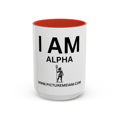 I AM Alpha Women Inspirational Accent Coffee Mug - 11/15oz