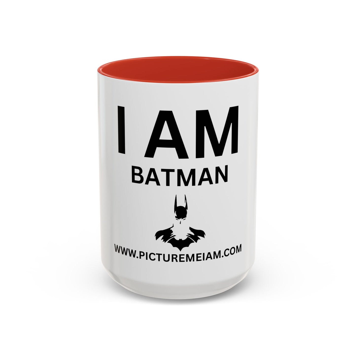 I AM Batman Inspirational Accent Coffee Mug - 11/15oz