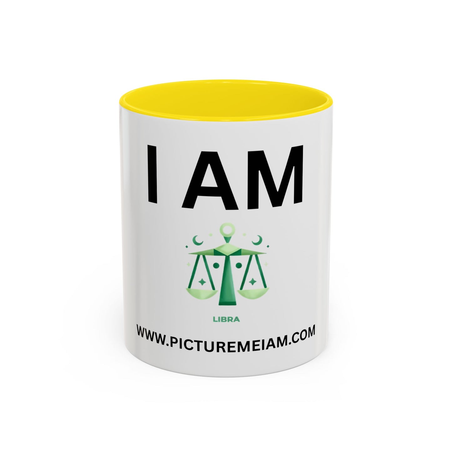 I AM Libra Inspirational Accent Coffee Mug - 11/15oz