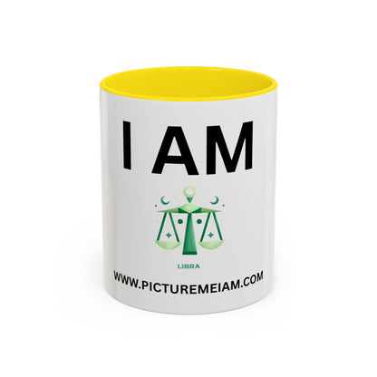 I AM Libra Inspirational Accent Coffee Mug - 11/15oz