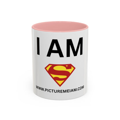 I AM Suprman Inspirational Accent Coffee Mug - 11/15oz