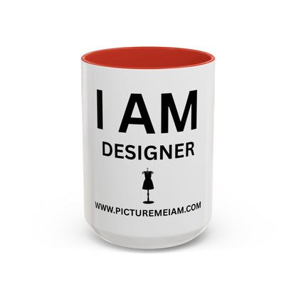 I AM Designer Inspirational Accent Coffee Mug - 11/15oz