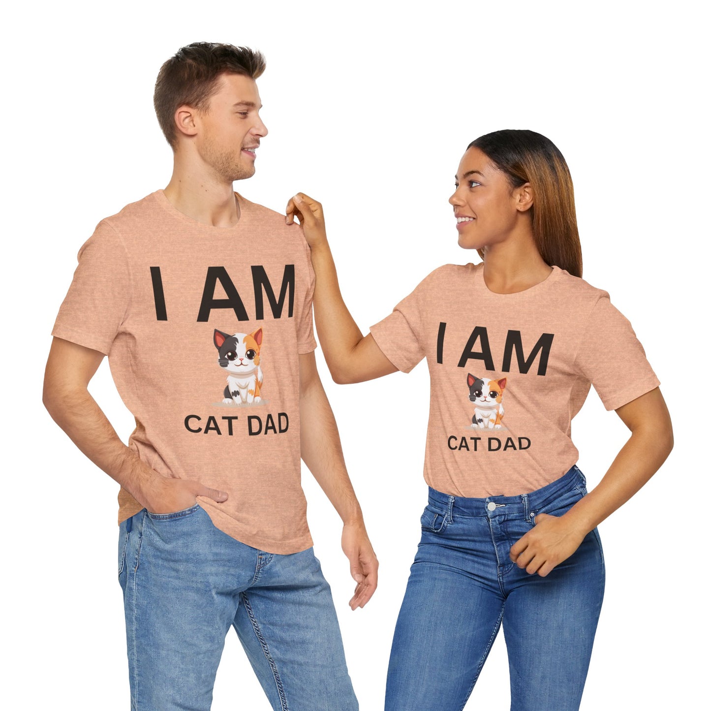 I AM Cat Dad Short Sleeve Tee