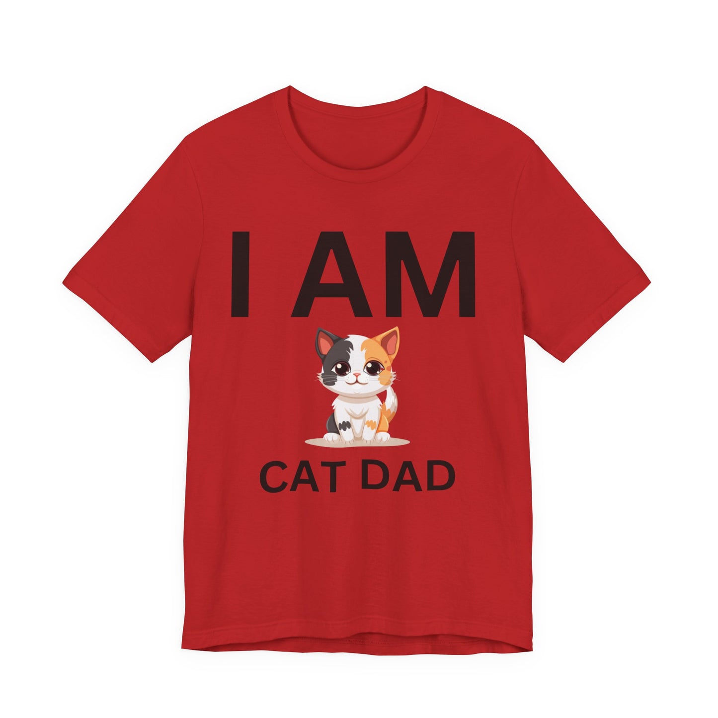 I AM Cat Dad Short Sleeve Tee