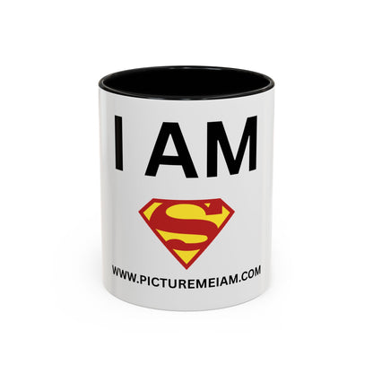 I AM Suprman Inspirational Accent Coffee Mug - 11/15oz