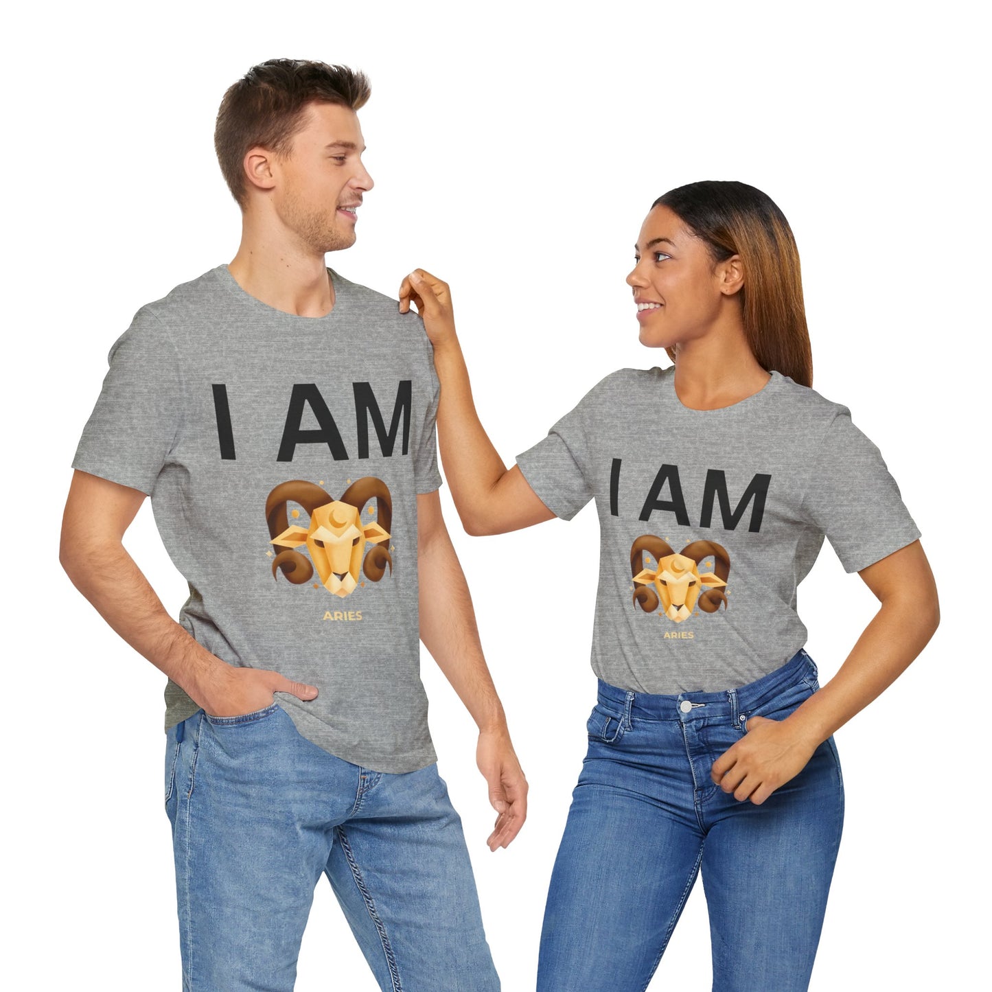 I AM Aries Unisex Short Sleeve Tee