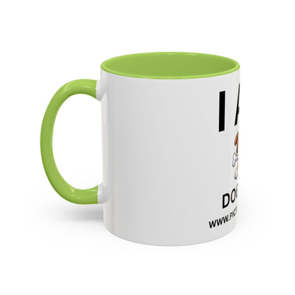 I AM Dog Mom Inspirational Accent Coffee Mug - 11/15oz