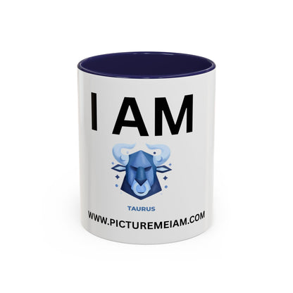 I AM Taurus Inspirational Accent Coffee Mug - 11/15oz
