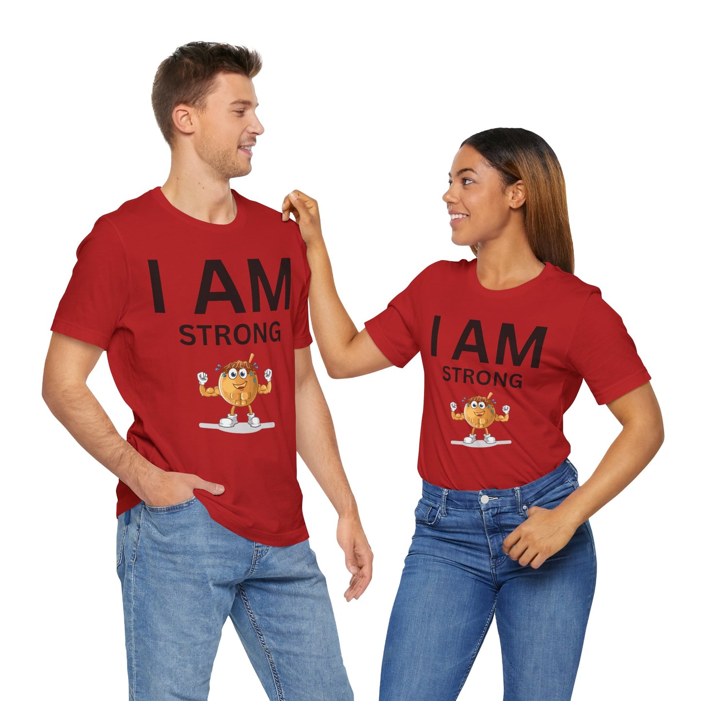 I AM Strong Unisex Short Sleeve Tee