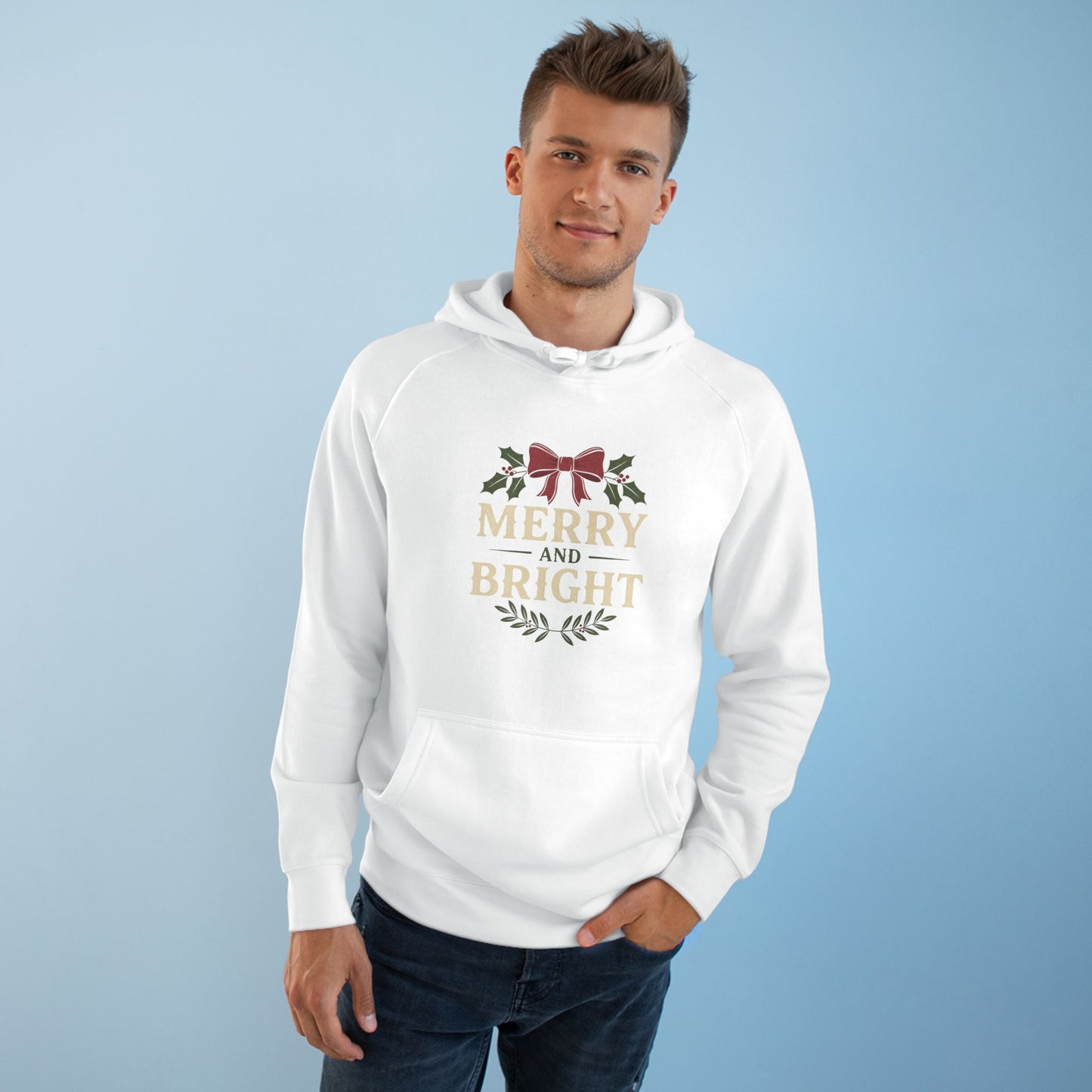 Merry and Bright Holiday Hoodie