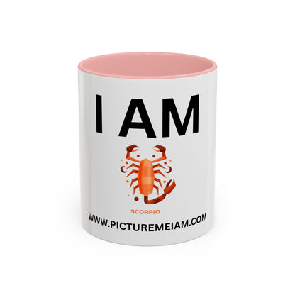 I AM Scorpio Inspirational Accent Coffee Mug - 11/15oz