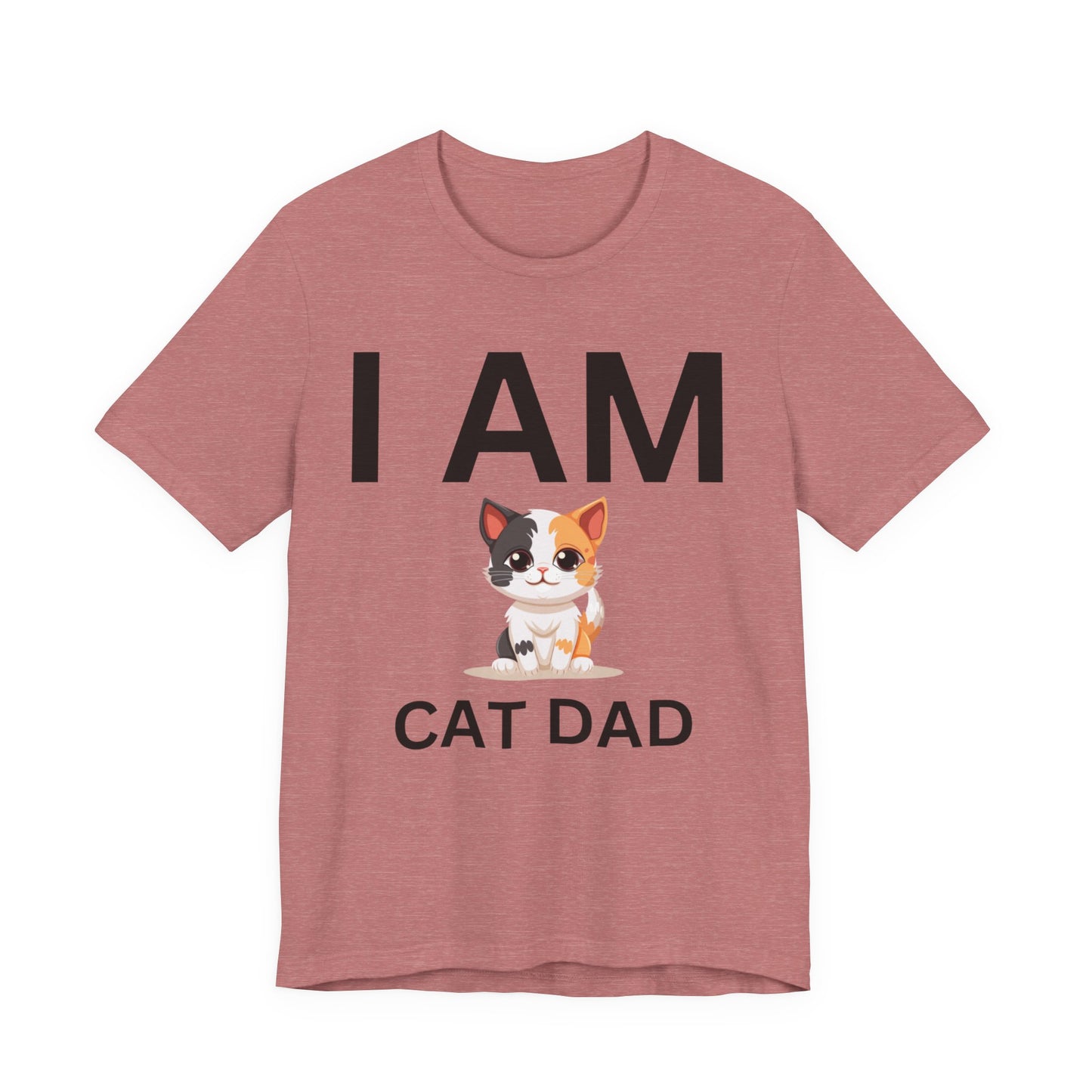 I AM Cat Dad Short Sleeve Tee