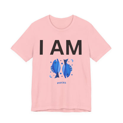 I AM Pisces Unisex Short Sleeve Tee